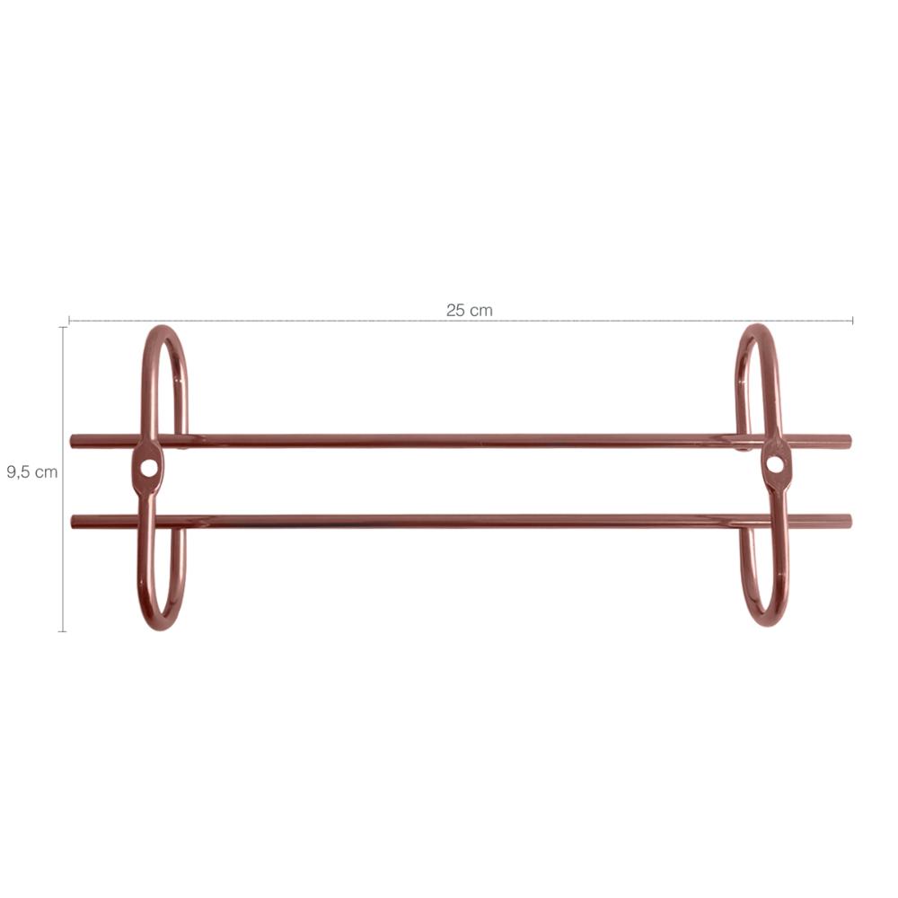 Kit 6 Organizadores Porta Taças 25cm Suportes Para Pendurar