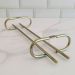 Kit 6 Organizadores Porta Taças 25cm Suportes Para Pendurar Taças Dourado