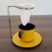 Suporte Coador Para Café De Pano Mini Passador Individual
