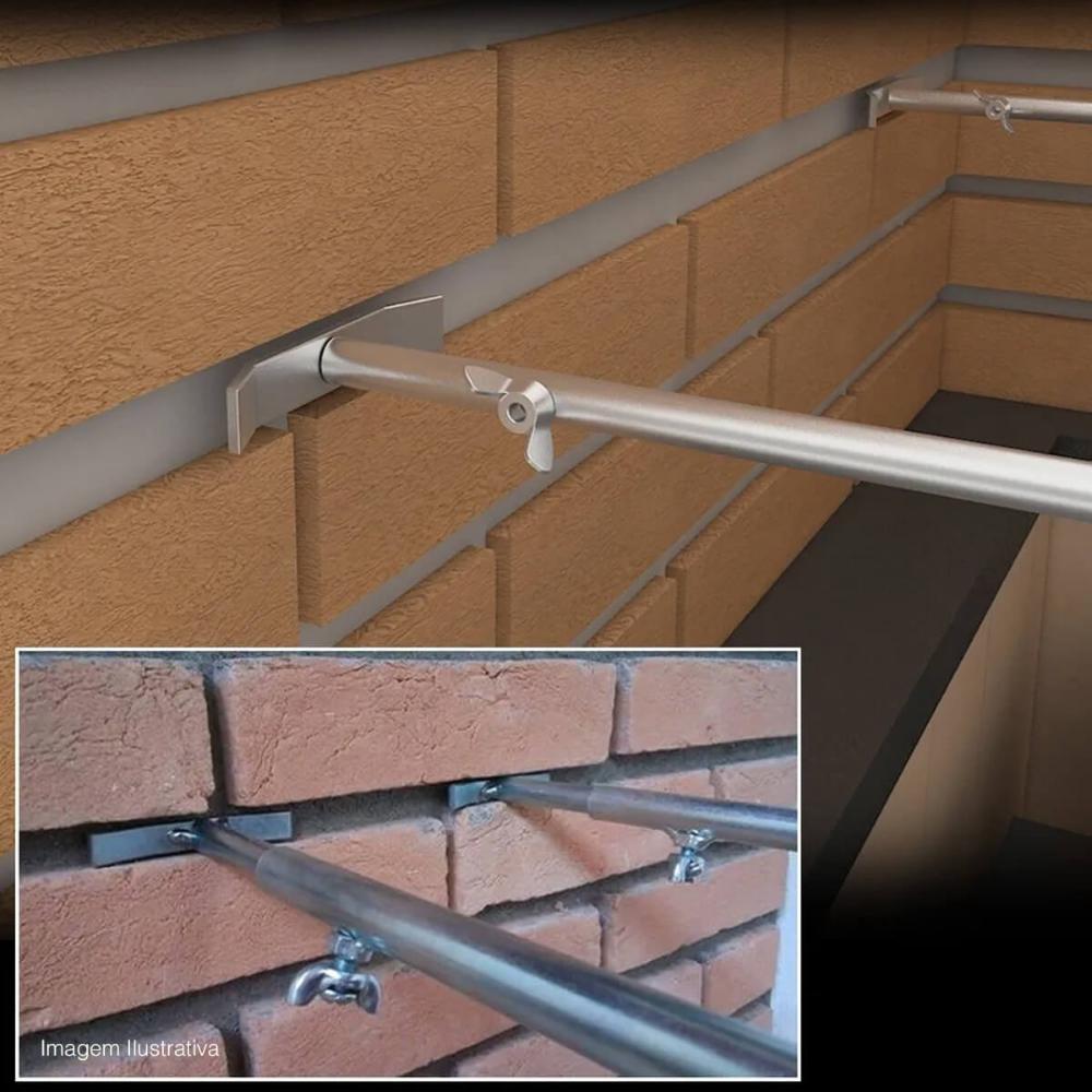 Suporte Extensor Prolongador Ajustável de Churrasqueira Grel