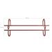 Suporte Porta Taças Reto 25cm Organizador De Taças Suspenso Rose Gold
