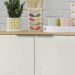 Armário Módulo de Cozinha Balcão 2 Portas - Glória Castanho/Off White