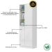 Armário Multiuso Sapateira 2 Portas - Lince Branco