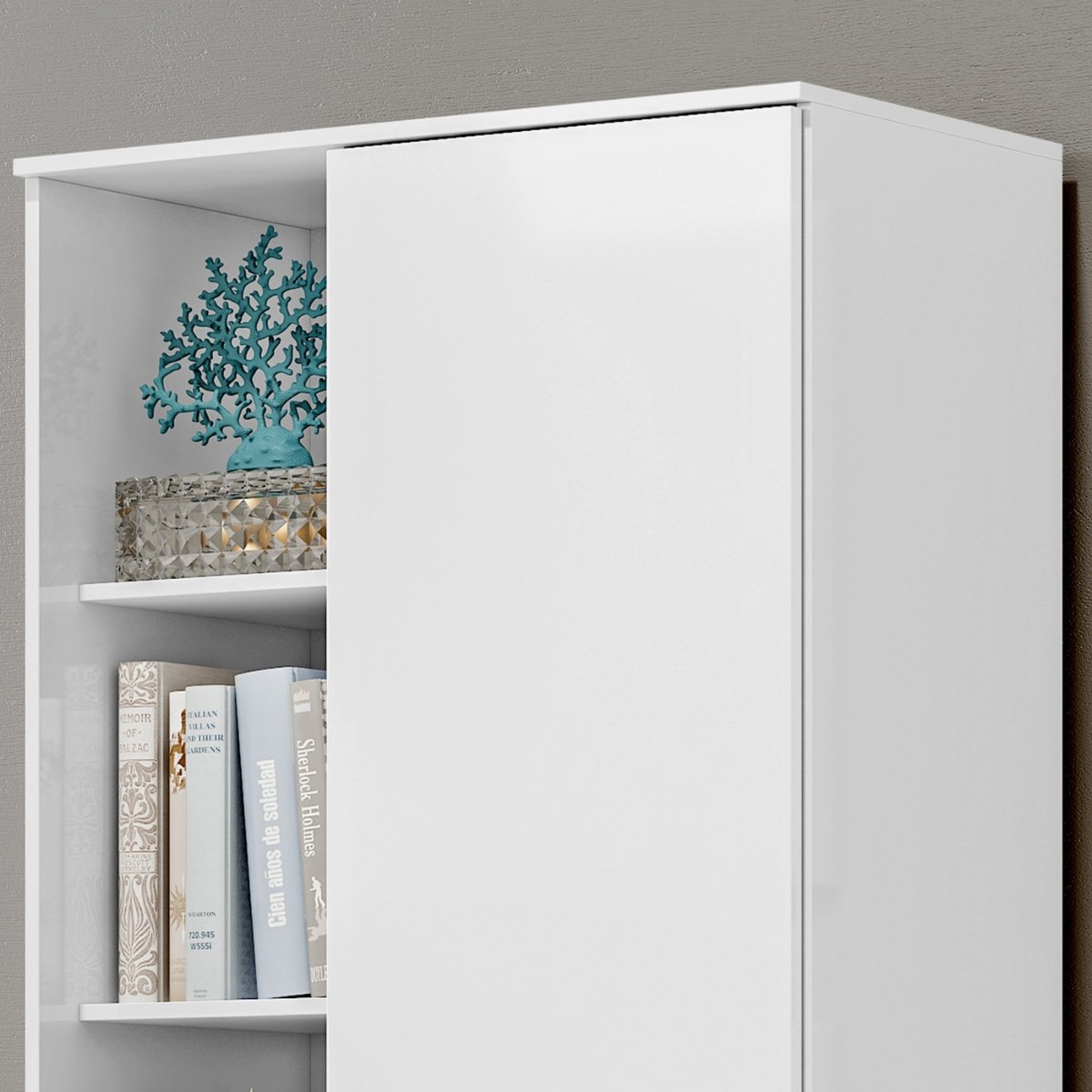 Armário Multiuso Sapateira 2 Portas - Lince Branco