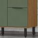 Balcão para Pia Módulo de Cozinha 120cm - Toscana Freijó/Jade