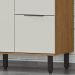 Balcão para Pia Módulo de Cozinha 120cm - Toscana Freijó/Off White