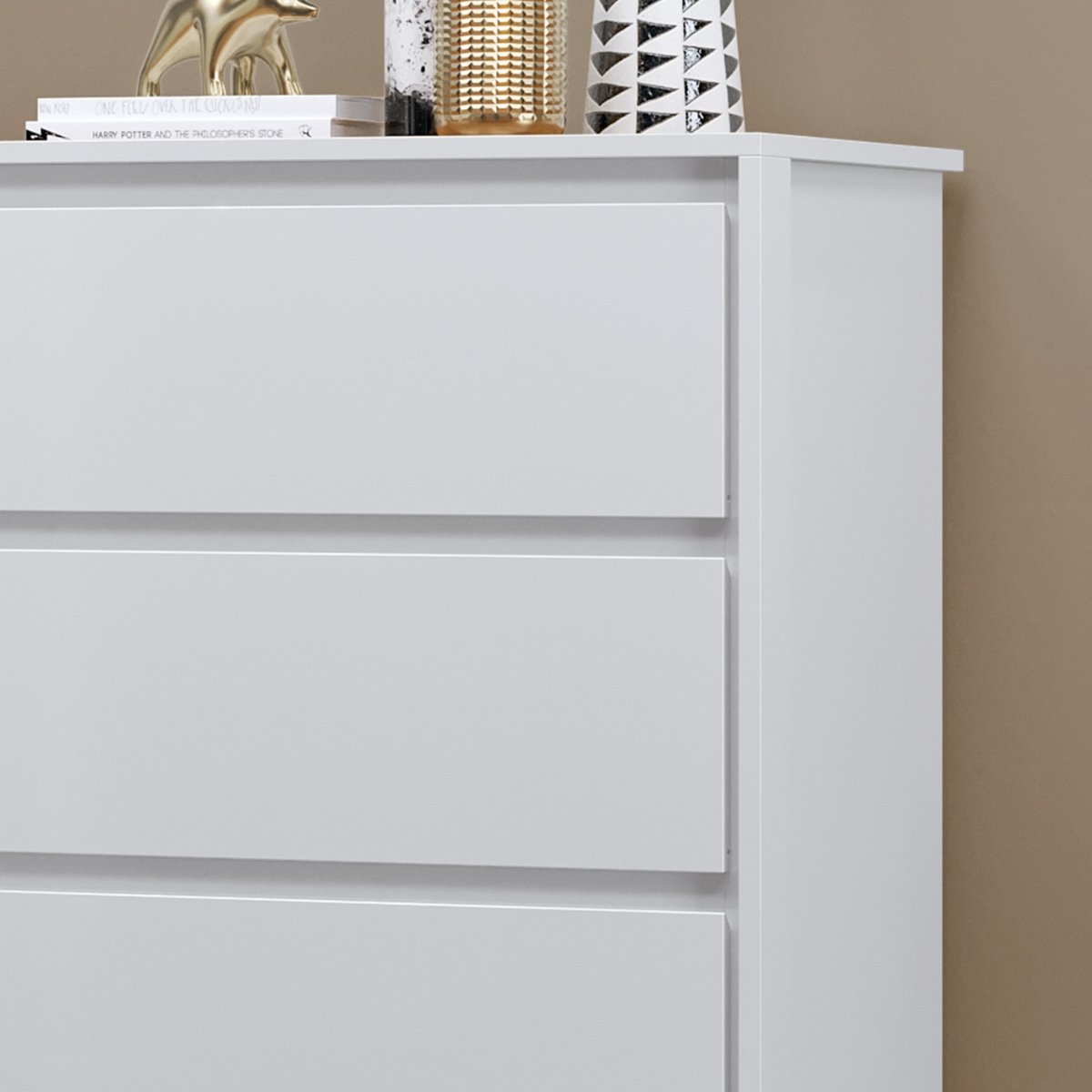 Cômoda para Quarto 4 Gavetas - Carla Branco