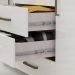 Cômoda para Quarto 4 Gavetas 2 Portas - Oslo Branco