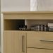 Cômoda para Quarto 4 Gavetas 2 Portas - Oslo Castanho