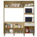 Cozinha Compacta com Torre Quente 4 Portas - Cloe Castanho/Off White