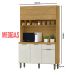 Cozinha Liz Compacta Marrocos/Off White