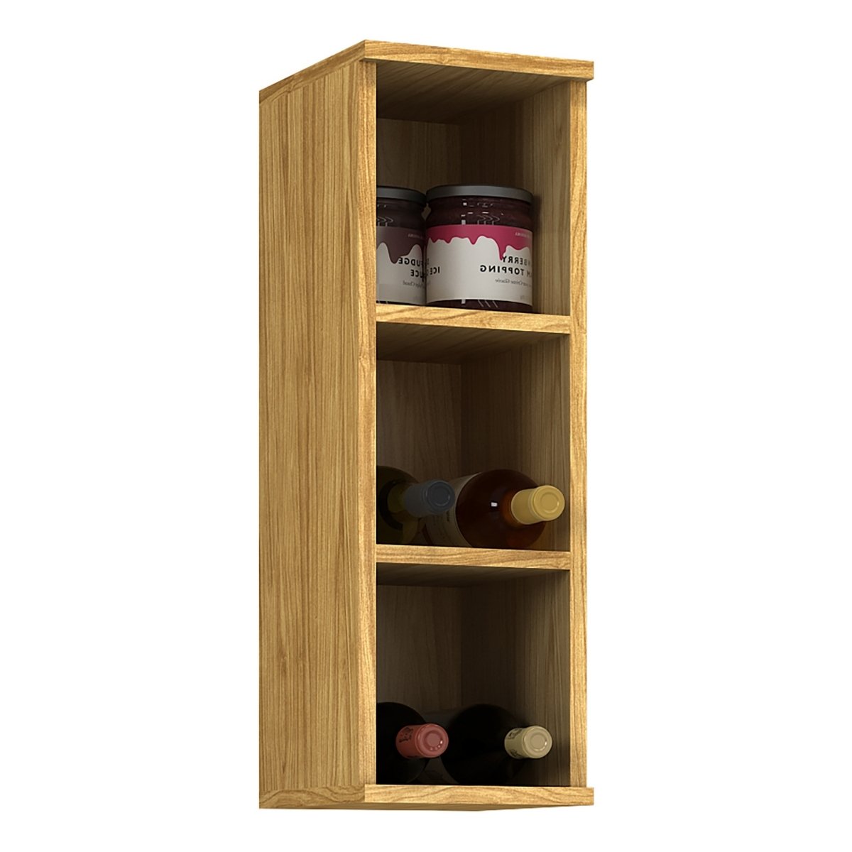 Módulo de Cozinha Aéreo Adega 3 Nichos 20cm - Verace Marrocos