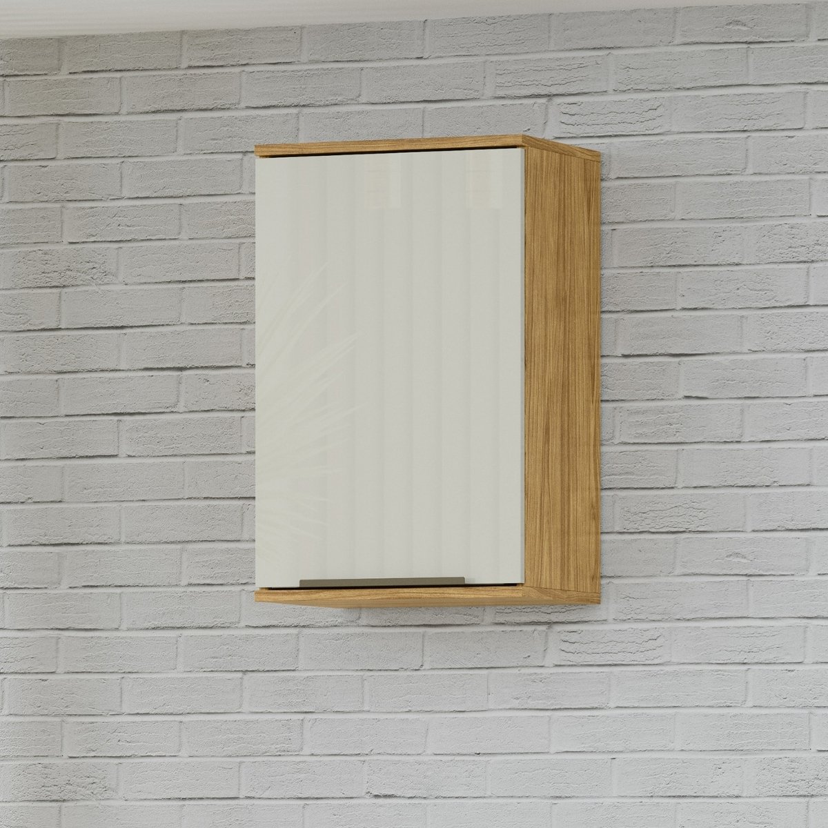 Módulo de Cozinha Aéreo Armário 1 Porta 40cm - Verace Marrocos/Off White