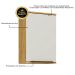 Módulo de Cozinha Aéreo Armário 1 Porta 40cm - Verace Marrocos/Off White