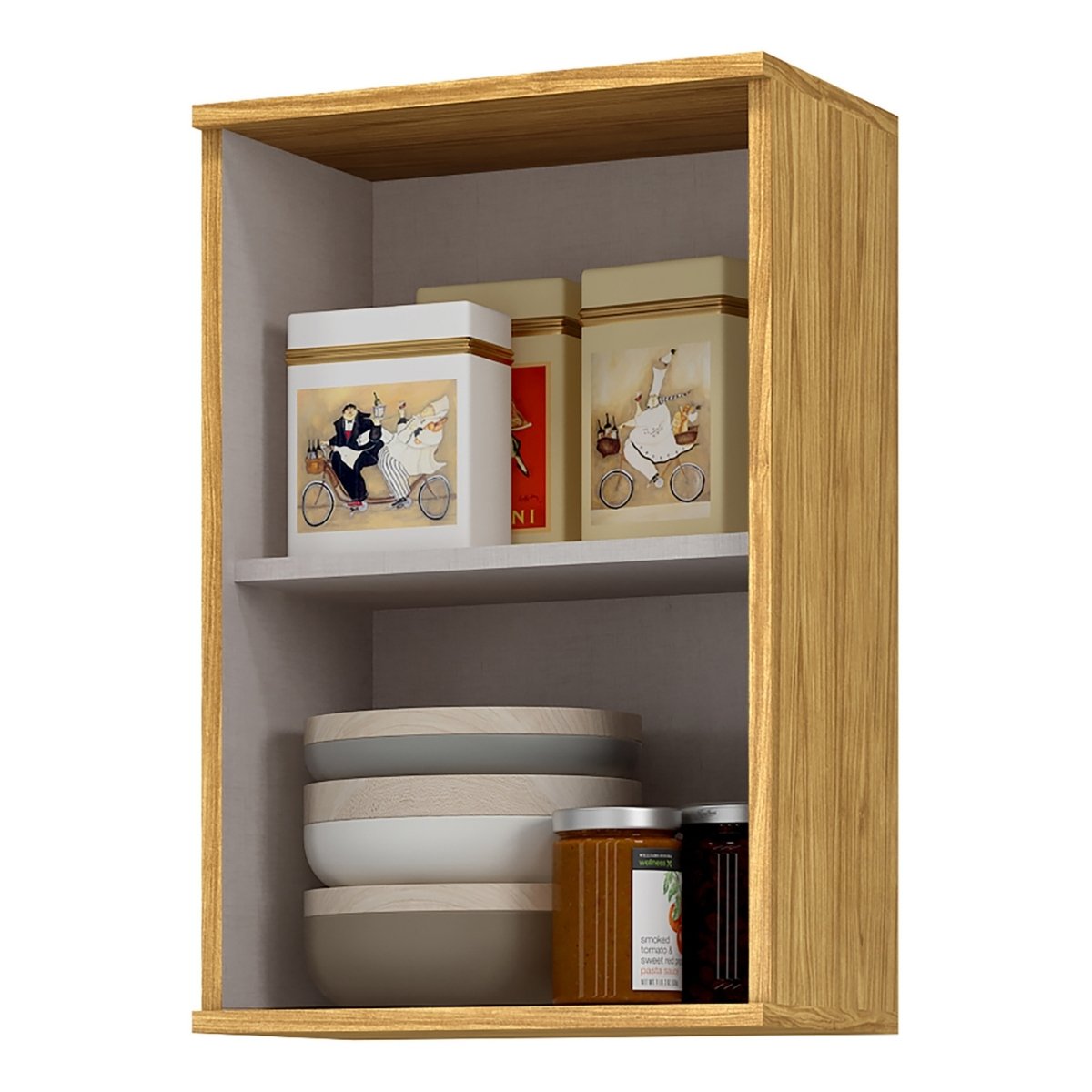 Módulo de Cozinha Aéreo Armário 1 Porta 40cm - Verace Marrocos/Off White