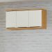 Módulo de Cozinha Aéreo Armário 3 Portas 120cm - Verace Marrocos/Off White