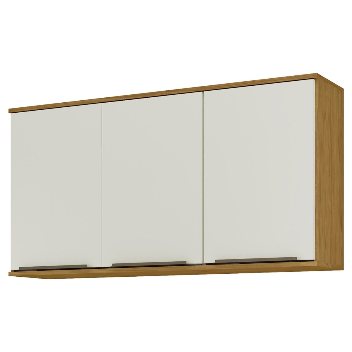 Módulo de Cozinha Aéreo Armário 3 Portas 120cm - Verace Marrocos/Off White