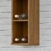 Módulo de Cozinha Aéreo Vertical 3 Nichos 20cm - Toscana Freijó