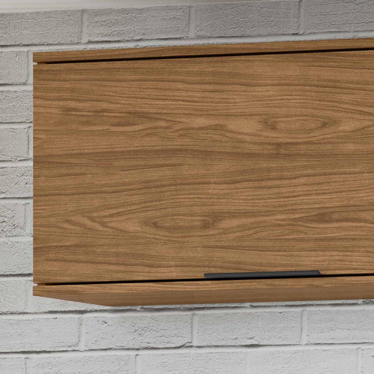 Módulo de Cozinha Armário Aéreo Porta Basculante 80cm - Toscana Freijó