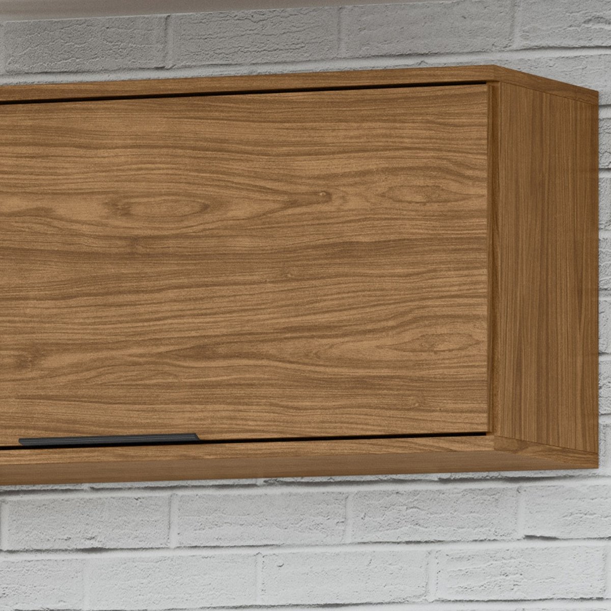 Módulo de Cozinha Armário Aéreo Porta Basculante 80cm - Toscana Freijó