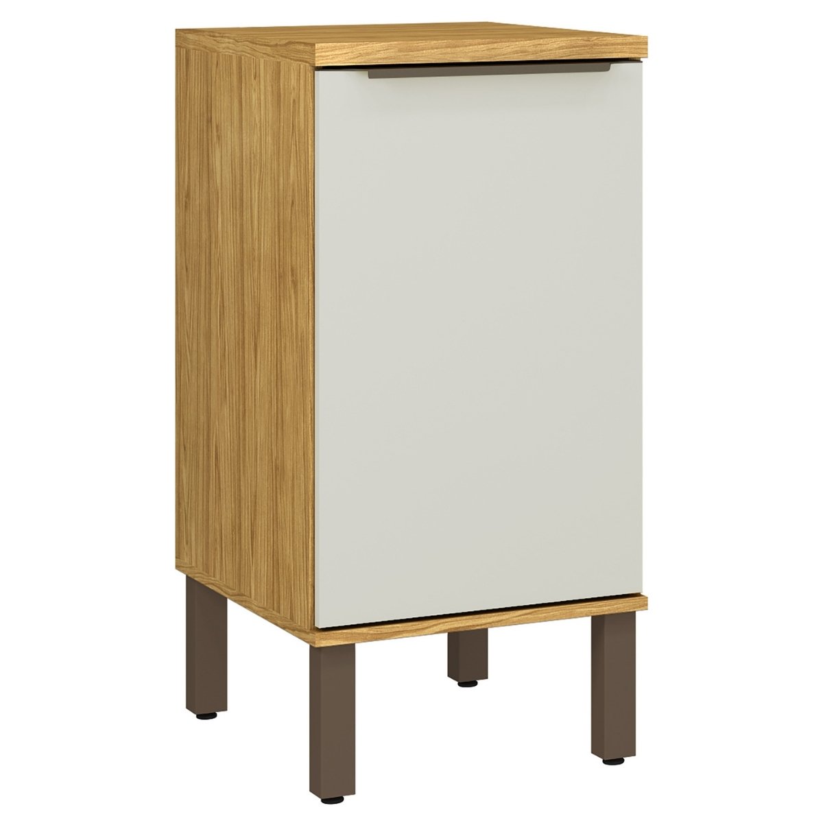 Módulo de Cozinha Balcão 1 Porta 40cm - Verace Marrocos/Off White
