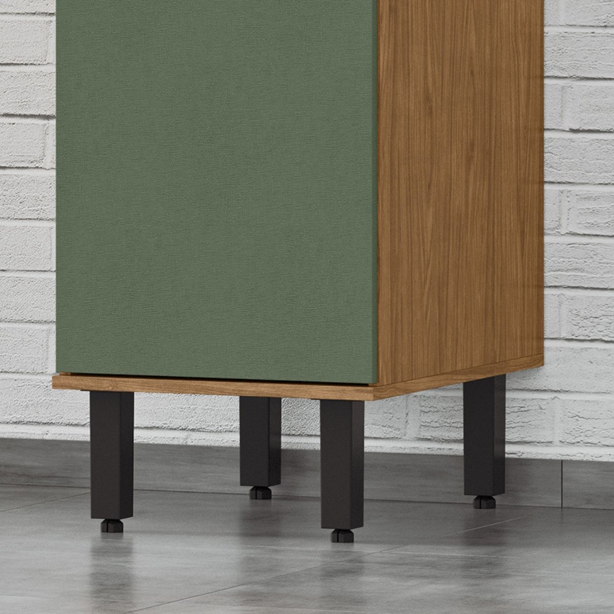 Módulo de Cozinha Balcão 40cm com Porta - Toscana Freijó / Jade