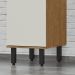 Módulo de Cozinha Balcão 40cm com Porta - Toscana Freijó/Off White