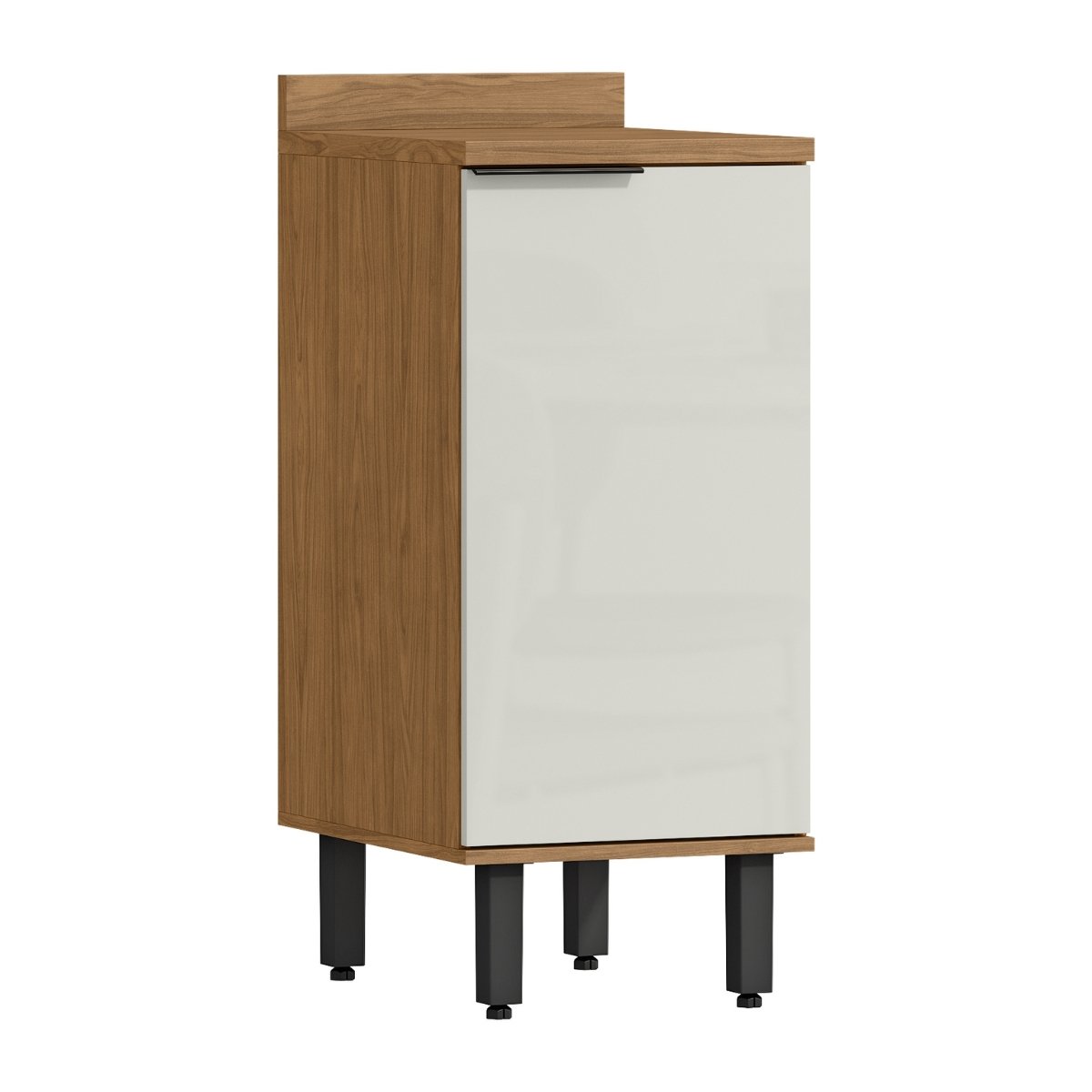 Módulo de Cozinha Balcão 40cm com Porta - Toscana Freijó/Off White