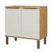 Módulo de Cozinha Balcão Armário 2 Portas 80cm - Verace Marrocos/Off White
