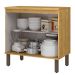 Módulo de Cozinha Balcão Armário 2 Portas 80cm - Verace Marrocos/Off White