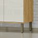 Módulo de Cozinha Balcão Armário 2 Portas 80cm - Verace Marrocos/Off White