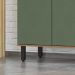 Modulo de Cozinha Balcão de Pia 80cm 2 Portas - Toscana Freijó/Jade
