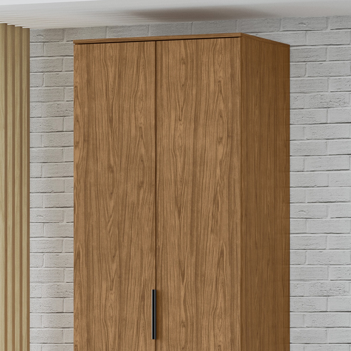 Paneleiro Armário de Cozinha Modular Multiuso 2 Portas - Toscana Freijó