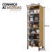 Paneleiro para Cozinha com 4 Portas e 6 Prateleiras - Verace Marrocos/Off White