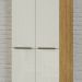 Paneleiro para Cozinha com 4 Portas e 6 Prateleiras - Verace Marrocos/Off White
