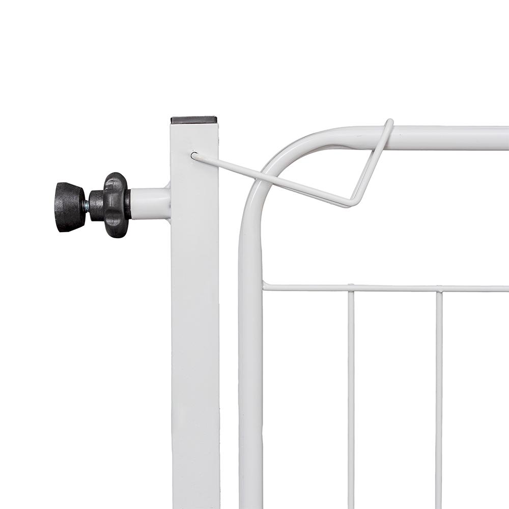 Portão Grade de Proteção para Pet e Bebê Com Trava Segurança Portas de 70 cm á 80 cm - Branco - Lojas RPM