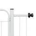 Portão Grade de Proteção para Pet e Bebê Com Trava Segurança Portas de 70 cm á 80 cm - Branco - Lojas RPM