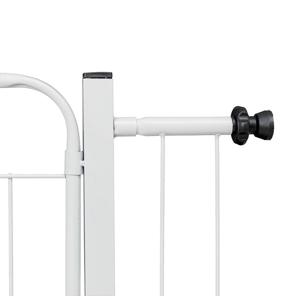 Portão Grade de Proteção para Pet e Bebê Com Trava Segurança Portas de 70 cm á 80 cm - Branco - Lojas RPM