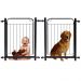 Portão Grade de Proteção para Pet e Bebê Com Trava Segurança Portas de 70 cm á 80 cm - Preto - Lojas RPM