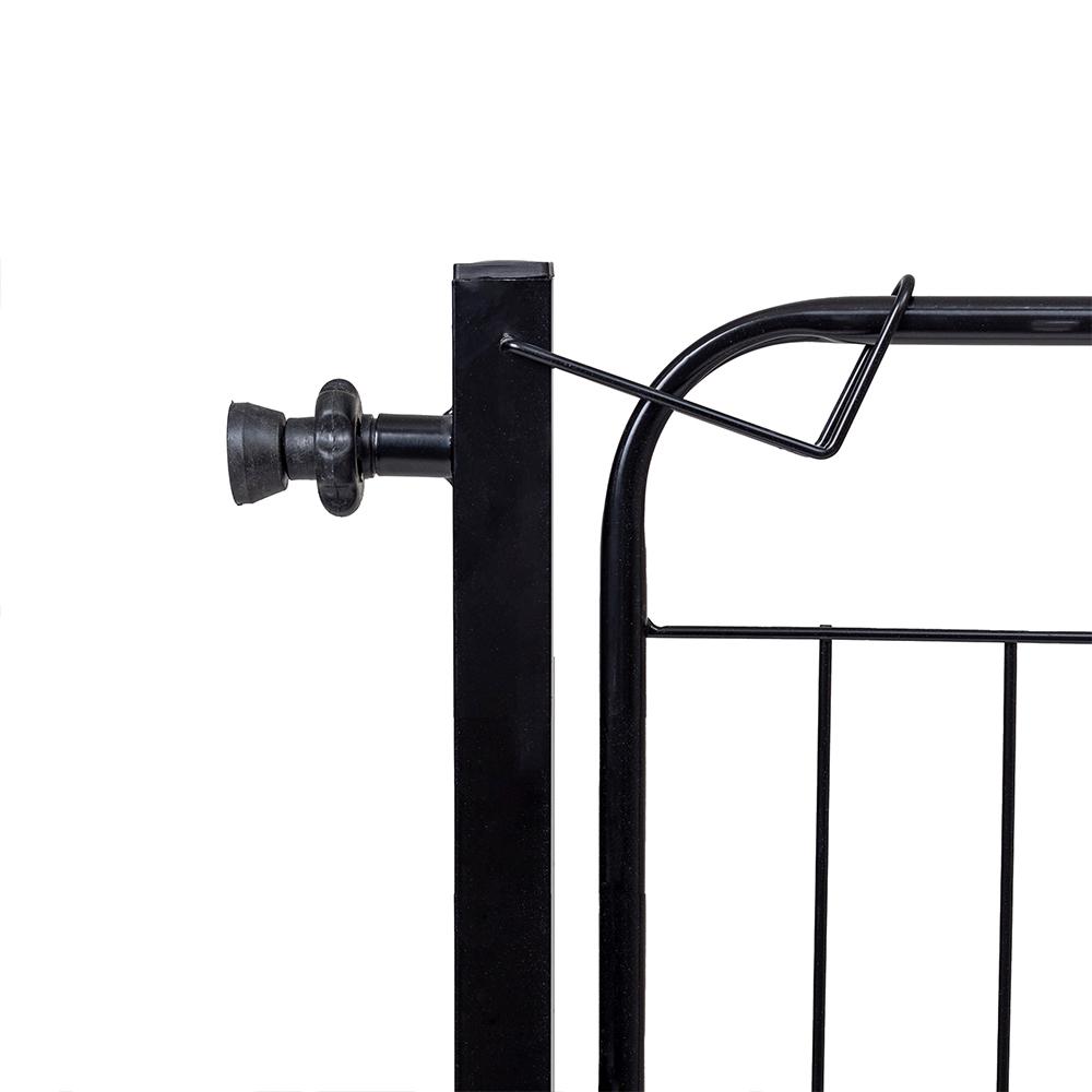 Portão Grade de Proteção para Pet e Bebê Com Trava Segurança Portas de 70 cm á 80 cm - Preto - Lojas RPM