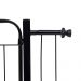 Portão Grade de Proteção para Pet e Bebê Com Trava Segurança Portas de 70 cm á 80 cm - Preto - Lojas RPM