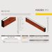 Arandela Castor Led 9w Madeira de Demolição Bivolt MADEILED
