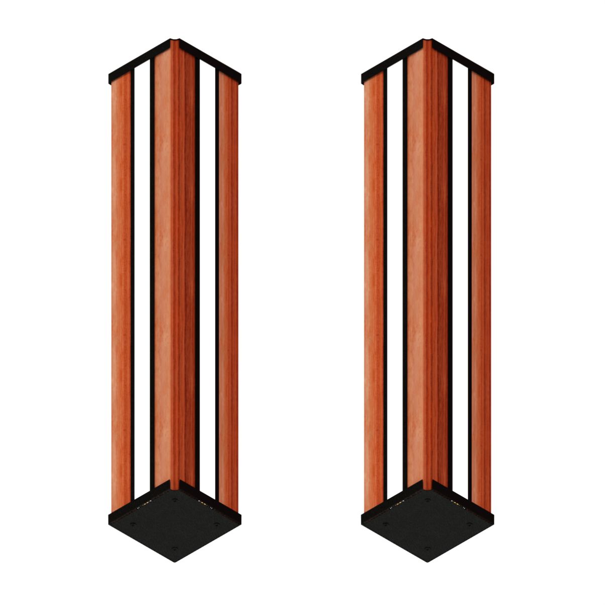 Arandela Led Athenas 18w Bivolt Dois Focos Madeira Maciça