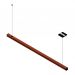 Kit 2 Luminária Pendente Led Egito 18w 2000lm Madeira Maciça de Demolição