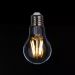 Kit 3 Lâmpada de Filamento LED A60 4W Âmbar 2200K Bivolt Retrô Vintage