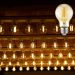 Kit 3 Lâmpada de Filamento LED A60 4W Âmbar 2200K Bivolt Retrô Vintage