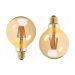 Lâmpada LED Filamento Globo G95 4W Ambar 2200K 2 Unidades, Iluminação Decorativa Vintage