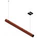 Luminária Pendente Led Canada 36w 4000lm Bivolt Madeira