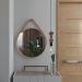 Luminária Pendente Led Opala Madeira Cabo Pp Soquete E27