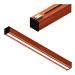 Luminária Teto Led Diamante 36w 4000lm Madeira Maciça